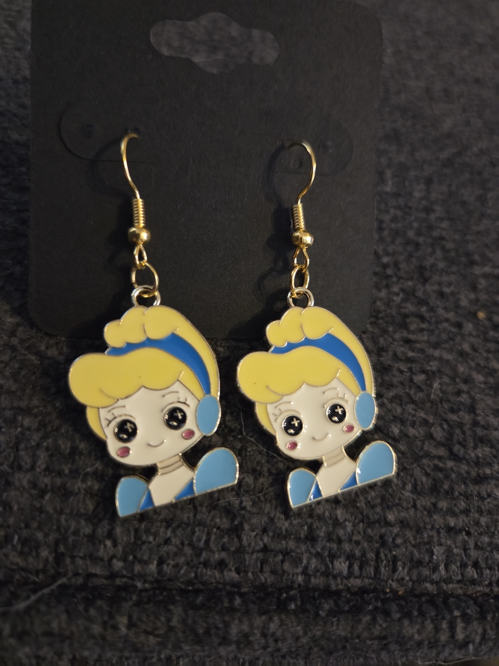 Disney Princess Cinderella Dangle Earrings